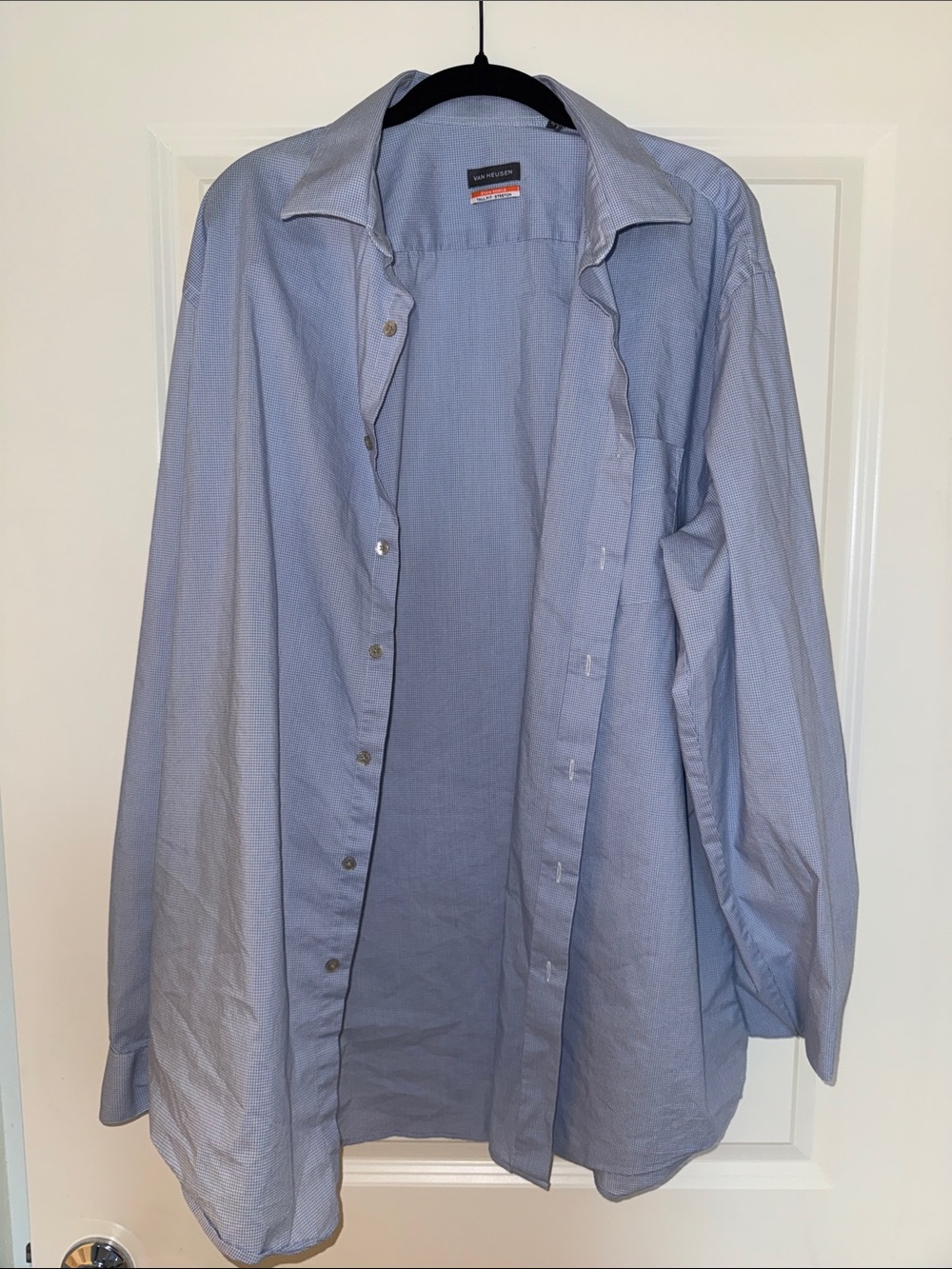 Van Heusen Light Blue Pinpoint Dress Shirt